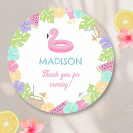 ガールプールパーティー ラウンドシール