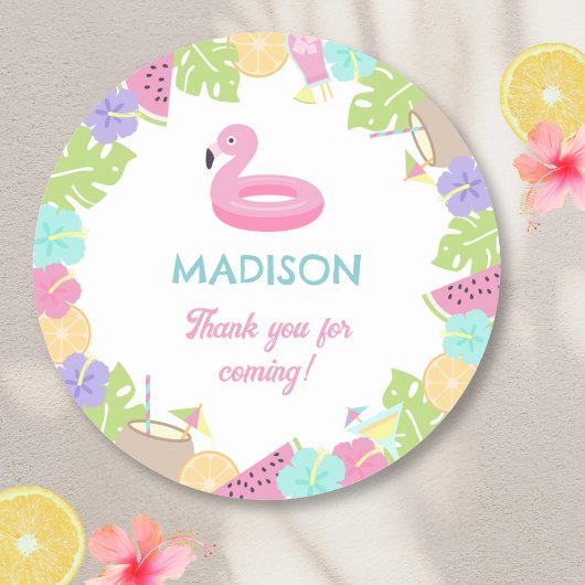 ガールプールパーティー ラウンドシール