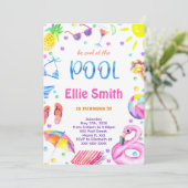 ガールプール招待状 招待状 (スタンド正面)