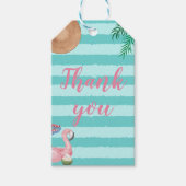 ガールプール誕生日パーティー ギフトタグ (正面)