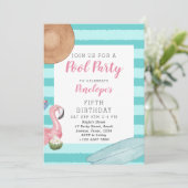 ガールプール誕生日パーティー 招待状 (スタンド正面)