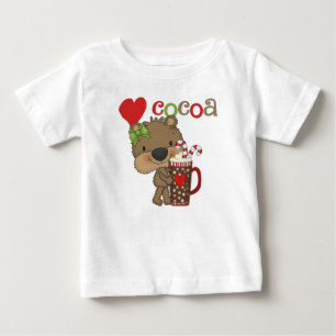 ガールベアーココアラブ ベビーTシャツ
