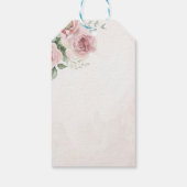 ガールベイビー・イン・ブルーム ベビーシャワー ギフトタグ (裏面)