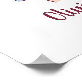 ガールベッティ最高のスフレンズパーソナライズされた ポスター (角)