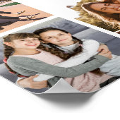 ガールベッティ10枚カスタム文字ブラックフォント ポスター (角)