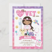 ガールベットバースデーパーティー 招待状 (正面)