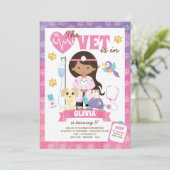 ガールベットバースデーパーティー 招待状 (スタンド正面)