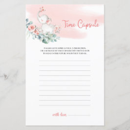 ガールベビーエレファントユーカリリースタイムカプセル