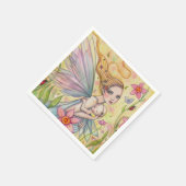 ガールベビーシャワーナプキンズマザーベビー妖精 スタンダードカクテルナプキン (角)