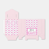 ガールベビーシャワーパーティーお願いボックス フェイバーボックス (折り畳みなし)