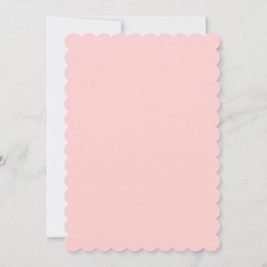 ガールベビーシャワーピンクフローラ招待状 招待状 (裏面)