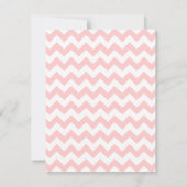 ガールベビーシャワーピンクベビープリンセス（クラウン付き） 招待状 (裏面)