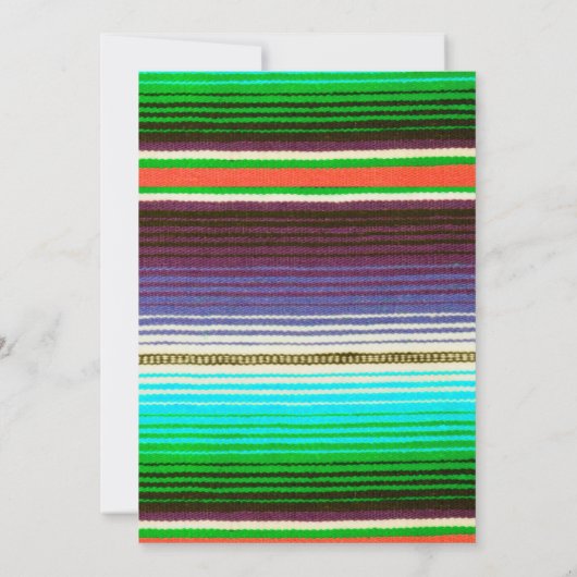 ガールベビーシャワーフィエスタ招待状 招待状 (裏面)