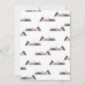 ガールベビーシャワー招待状アドベンチャーアワイ 招待状 (裏面)