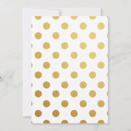 ガールベビーシャワー招待状-フローラ白黒 招待状 (裏面)