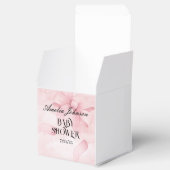 ガールベビーシャワー赤面ピンクリボンコケット フェイバーボックス (オープン)