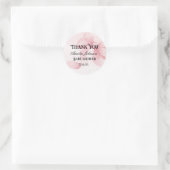 ガールベビーシャワー赤面ピンクリボンコケット ラウンドシール (バッグ)