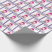 ガールベビーシャークラッピング紙 ラッピングペーパー (角)