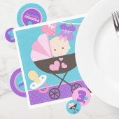 ガールベビードールパーティー紙ナプキンス スタンダードランチョンナプキン