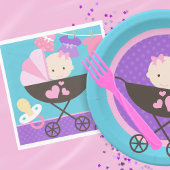 ガールベビードールパーティー紙ナプキンス スタンダードランチョンナプキン