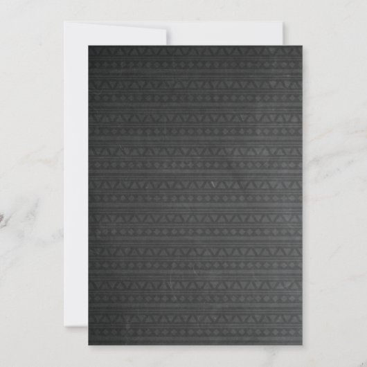 ガールベビーマリアチメキシカンベイビーシャワー招待状 招待状 (裏面)