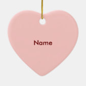 ガールベビー乳母車 セラミックオーナメント (裏面)