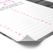 ガールベビー動物ゲームシャワーアクティビティゾウ ポスター (角)