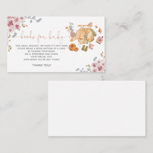 ガールベビー衣服赤ちゃんシャワーベビー エンクロージャーカード (正面/裏面)