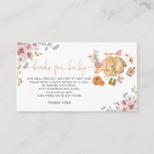 ガールベビー衣服赤ちゃんシャワーベビー エンクロージャーカード (正面)