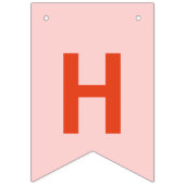 ガールベリーベビー最初のストロベリーピンク誕生日 バンティングフラッグ (第2の旗)