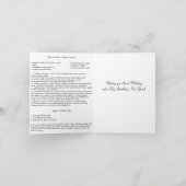 ガールベーキングクッキーとレシピクリスマスカード シーズンカード (内部)