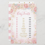 ガールペンギンウィンタースノーフレークベビー特性 (正面/裏面)