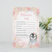 ガールペンギン冬のスノーフレークベビーを願う (スタンド正面)