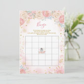 ガールペンギン冬スノーフレークビンゴゲーム 招待状 (スタンド正面)