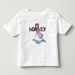 ガールホッケープレーヤーTシャツとギフト トドラーTシャツ