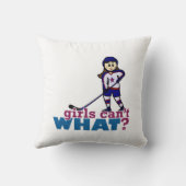 ガールホッケー選手 クッション (裏面)