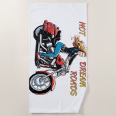 ガールホットドリームロード ビーチタオル (正面)