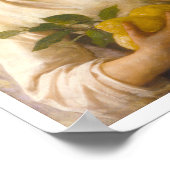 ガールホールディングレモンウィリアム – アドルフ・ブゲロー ポスター (角)