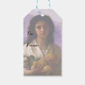 ガールホールディングレモンバイウィリアム – アドルフブーゲロー ギフトタグ (裏面)