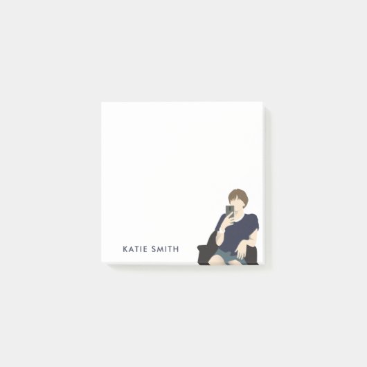 ガールボスセルフィー ポストイット (正面)