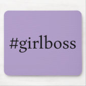 ガールボスパープルマウスパッドエステティックマウスパッド マウスパッド (正面)