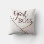 ガールボスピンククロムマーブルトレンディーシック クッション (裏面)