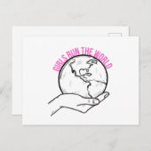 ガールボスピンクブラック シーズンポストカード (正面/裏面)