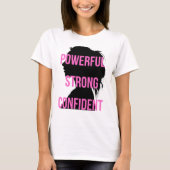 ガールボスピンクブラック Tシャツ (正面)