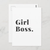 ガールボスベイブスモールビジネスオーナー ポストカード (正面/裏面)