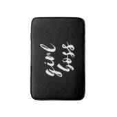 ガールボスホワイトフォント バスマット (正面縦)