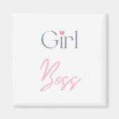 ガールボスワード文字ミニマル磁石 マグネット (正面)