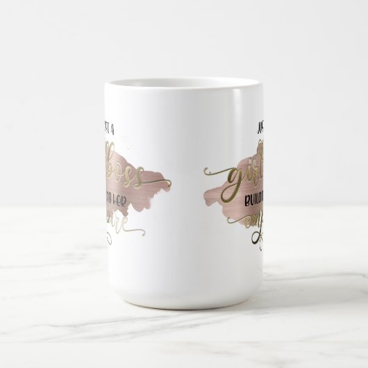 ガールボス帝国を築く ローズゴールドコーヒー コーヒーマグカップ (中央)