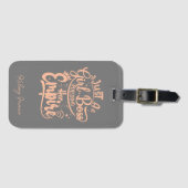 ガールボス建物ザエンパイアパーソナライズされた ラゲッジタグ (正面横)