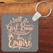 ガールボス建物ザエンパイアワードアート キーホルダー (裏面)